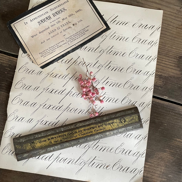 Vintage Advertising Ruler