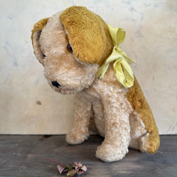 Beautiful Antique Straw Filled Dogs