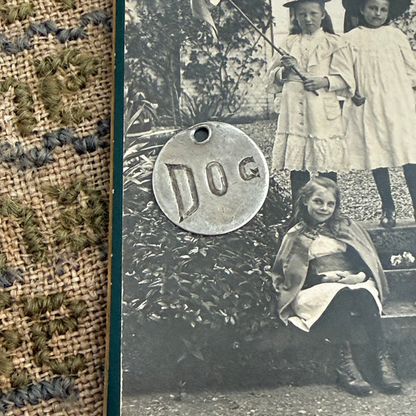 Victorian DOG Love Token Charm