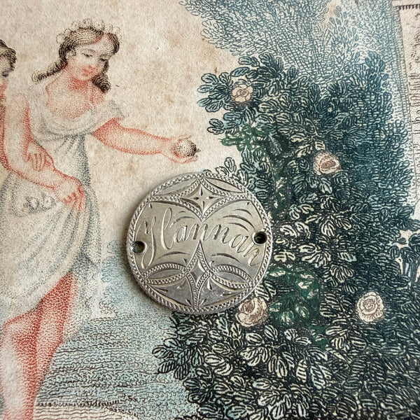 Victorian Hannah Love Token Charm