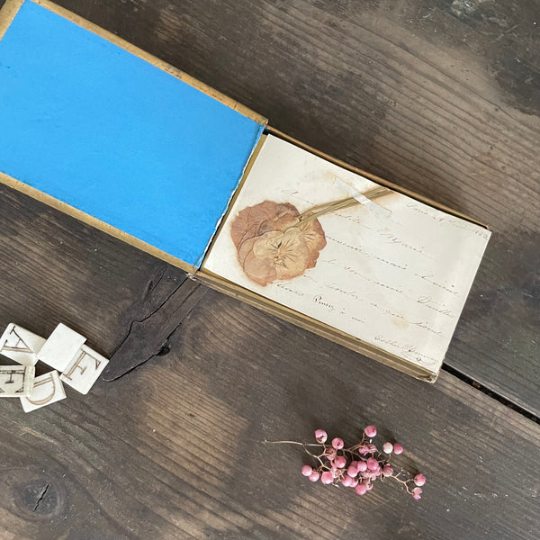 Antique 1868 Souvenir Love Letters