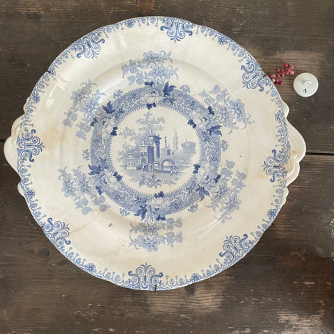 Large Antique Transfer Plate