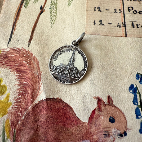 Victorian Ruby Love Token Charm