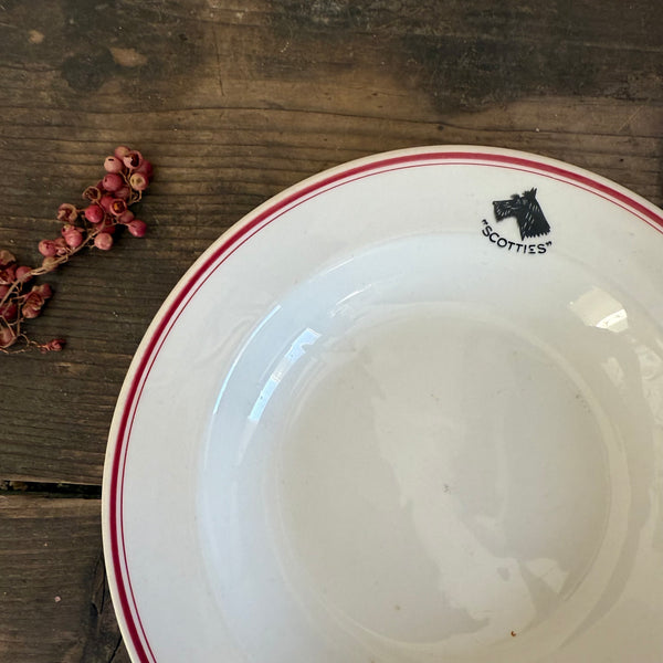 Vintage Scotties Plate