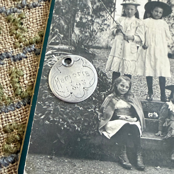 Victorian Marjorie Love Token Charm