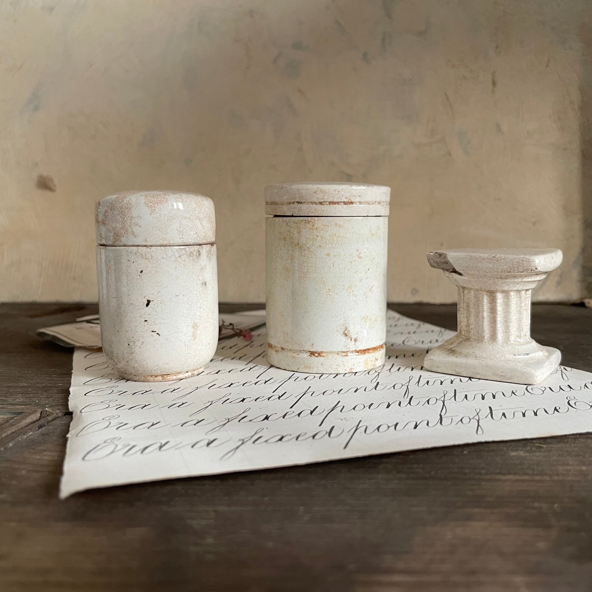 Collection of Three Ceramic Pieces
