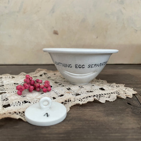 Antique Lightening Egg Separator