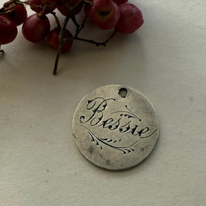 Victorian Bessie Love Token Charm