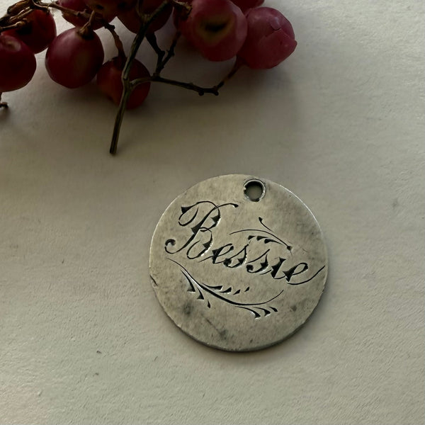 Victorian Bessie Love Token Charm