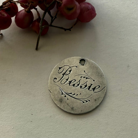 Victorian Bessie Love Token Charm