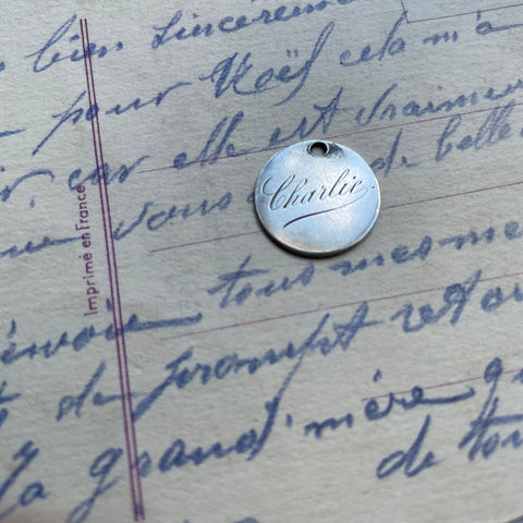 Victorian Charlie Love Token Charm