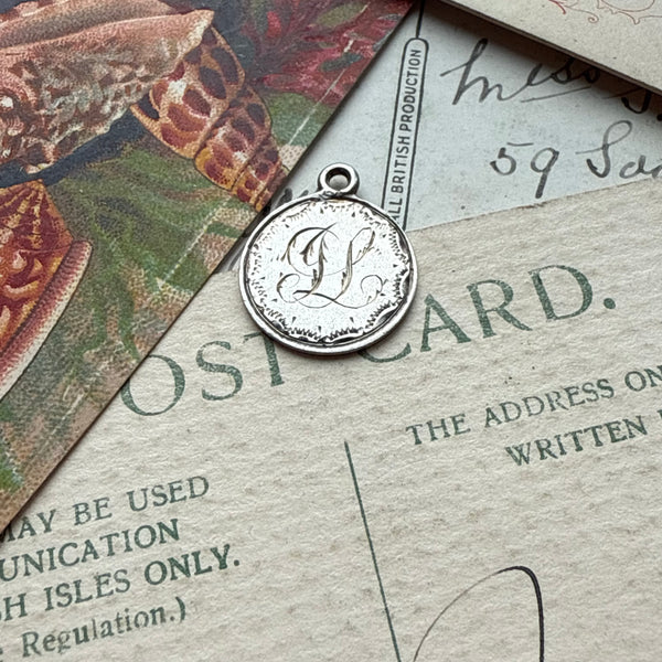 Victorian JL Love Token Charm