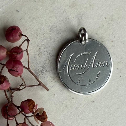 Victorian Aunt Ann Love Token Charm