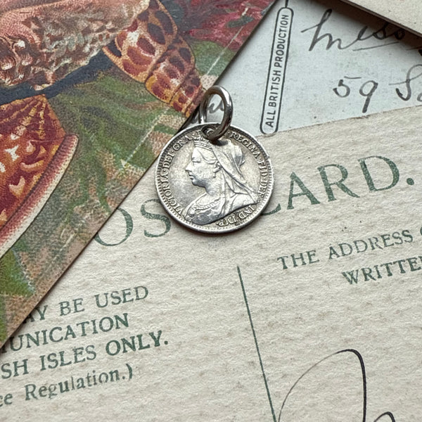 Victorian VM Love Token Charm