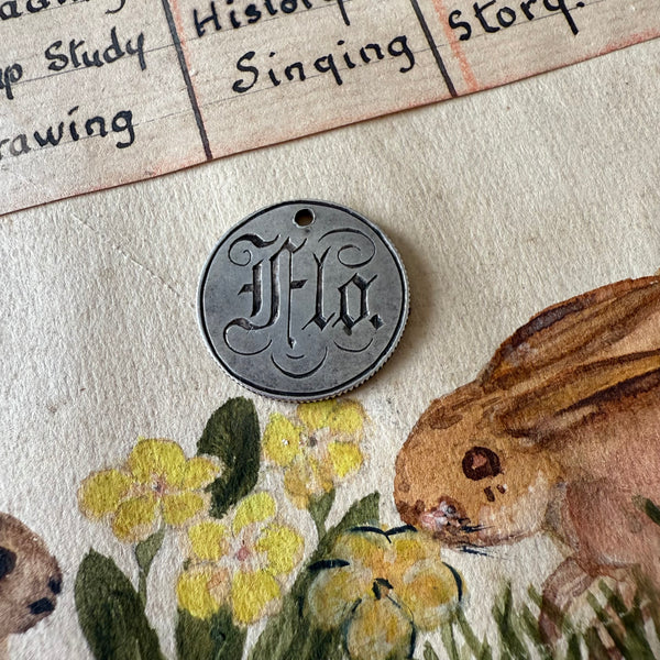Victorian Flo Love Token Charm