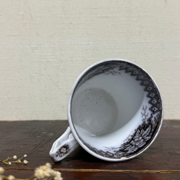 Antique French Floral Cup