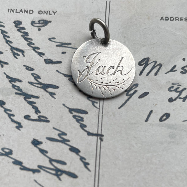 Victorian Jack Love Token Charm