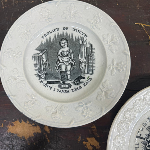 Victorian 1880s Transfer Plates