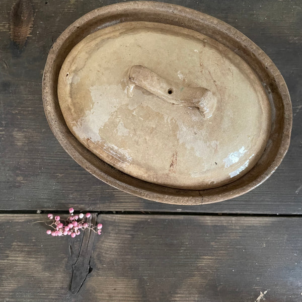 Antique French Confiture Pot