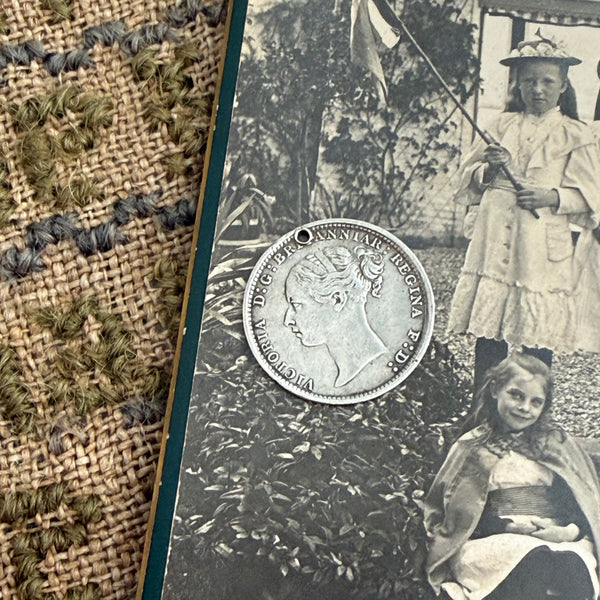 Victorian Patterened Love Token Charm