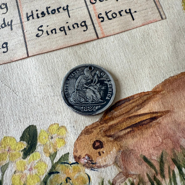Victorian Dare Love Token Charm