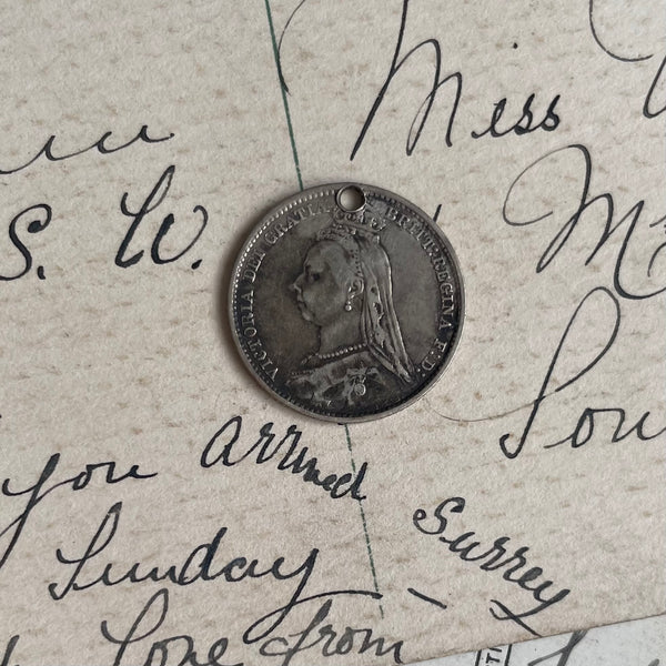 Victorian Aunty Love Token Charm