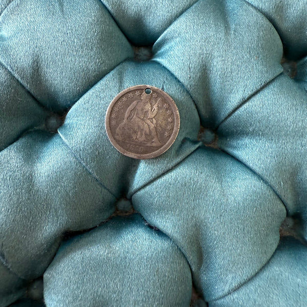 RESERVED Victorian Ted Love Token Charm