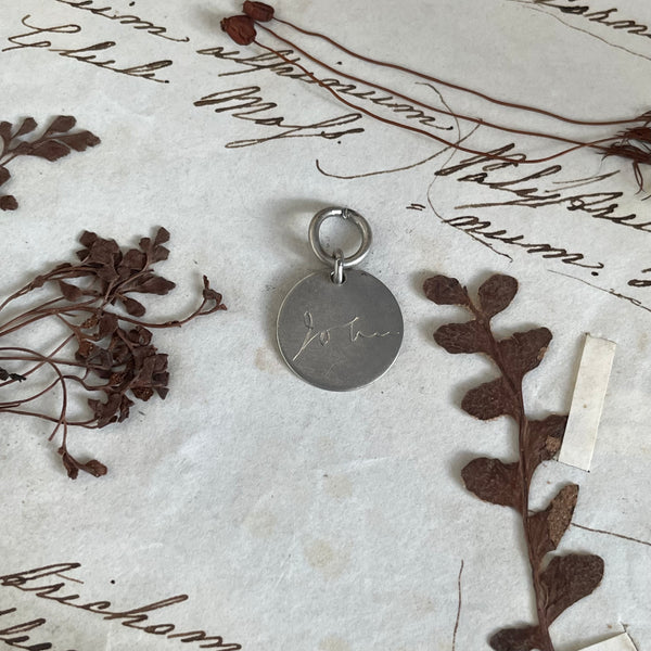 Victorian John Love Token Charm