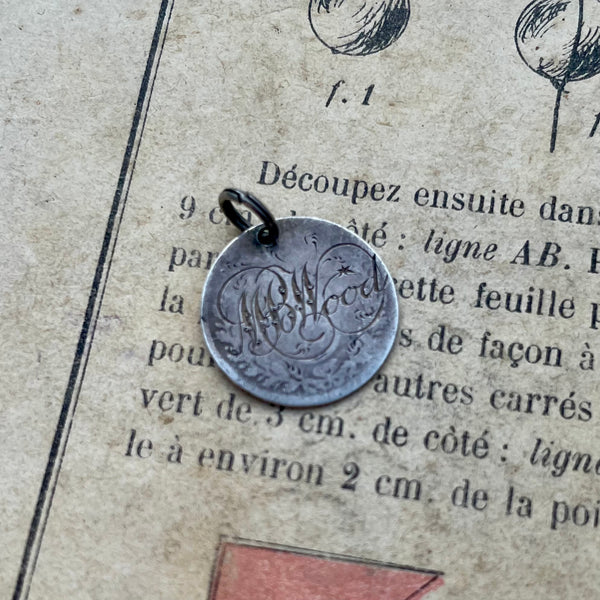 Victorian Widgie Love Token Charm