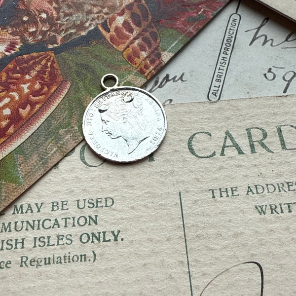Victorian Star of David Love Token Charm