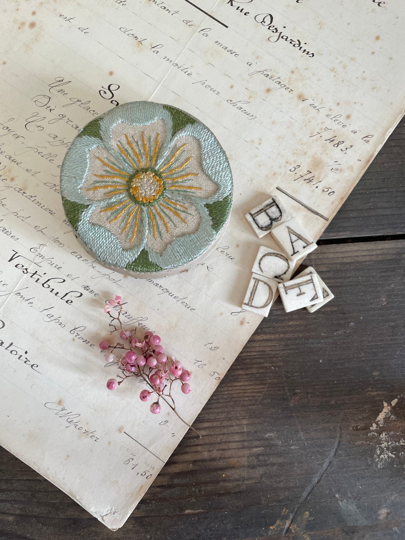 Antique Beautiful Pin Cushion