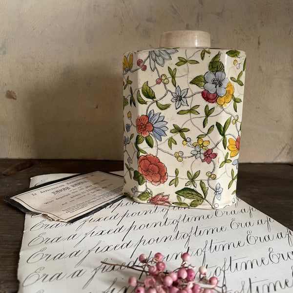 Antique Floral Pot