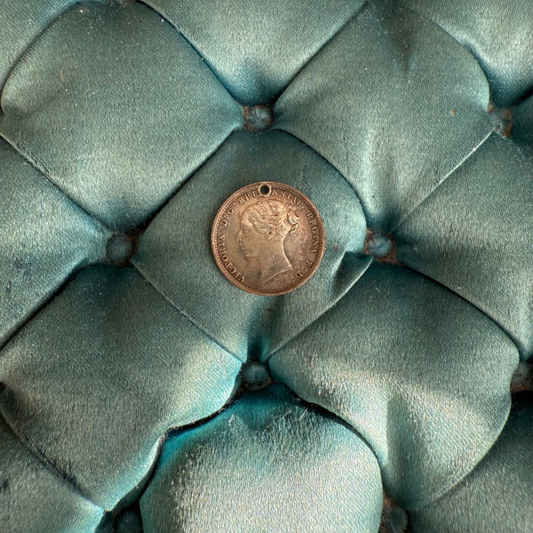Victorian Flower Love Token Charm