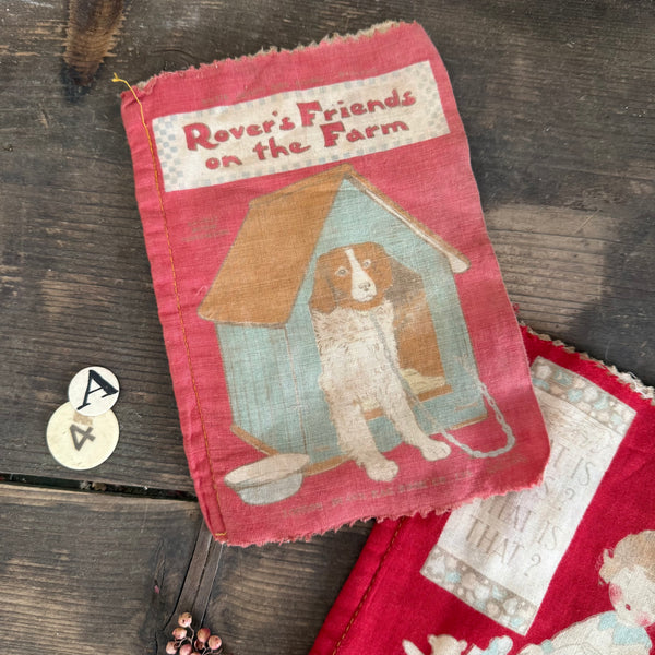 Vintage Fabric Book Story Books