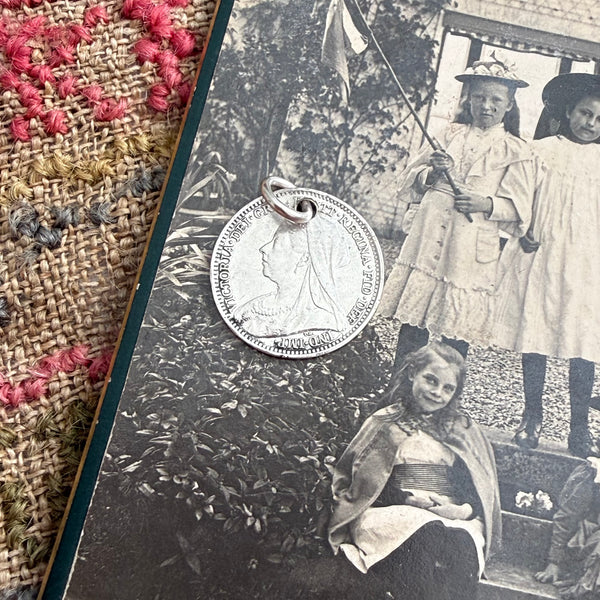 Victorian VJ Love Token Charm