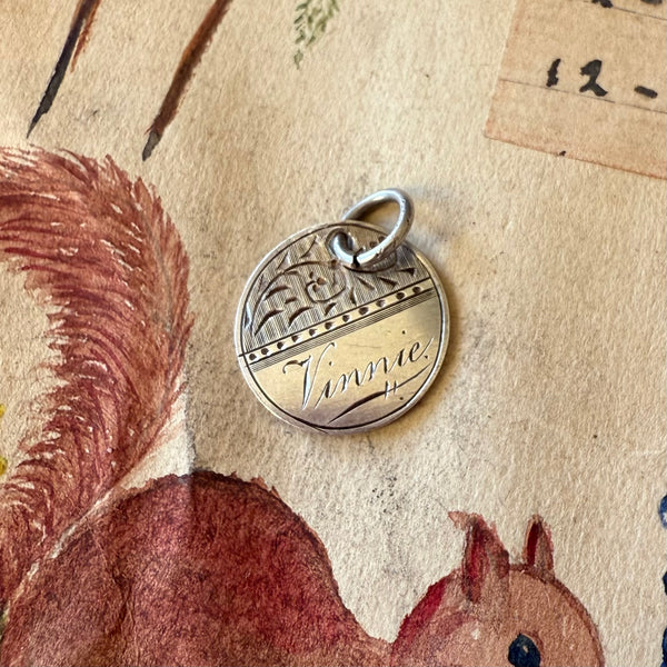 Victorian Vinnie Love Token Charm