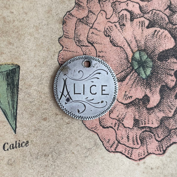 Victorian Alice Love Token