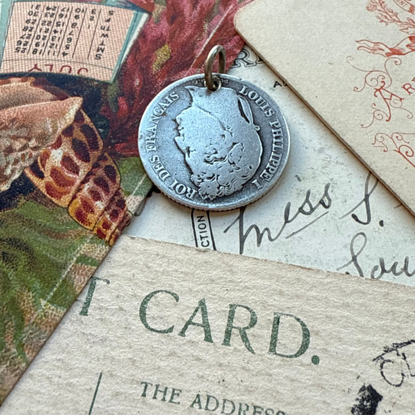 Victorian Dad Love Token Charm