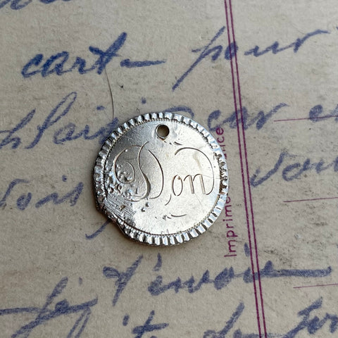 Victorian Don Love Token Charm