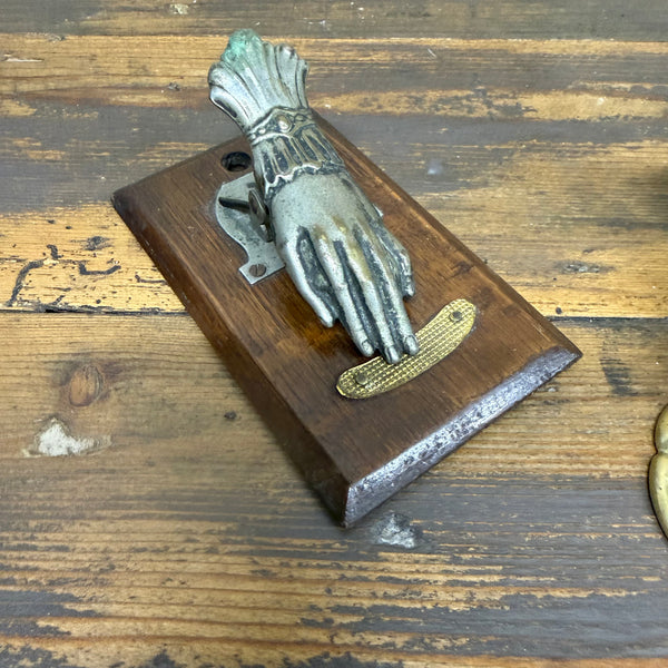 Antique Brass Hand Paper Clips