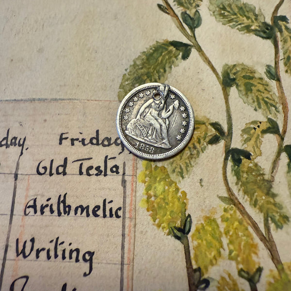 Victorian Flora Love Token Charm