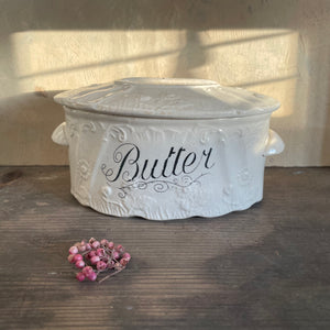 Victorian Butter Dish with Lid