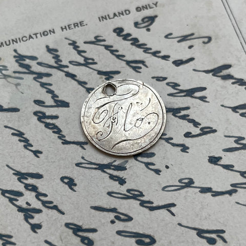 Victorian Flo Love Token Charm