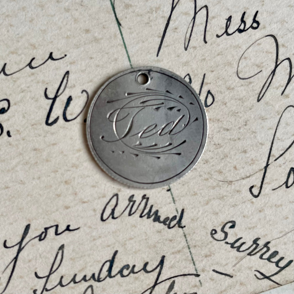 Ted Token Victorian Ted Love Token Charm – No.4 Vintage