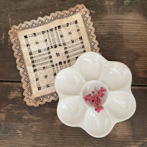 Vintage Flower Shape Ceramic Palette