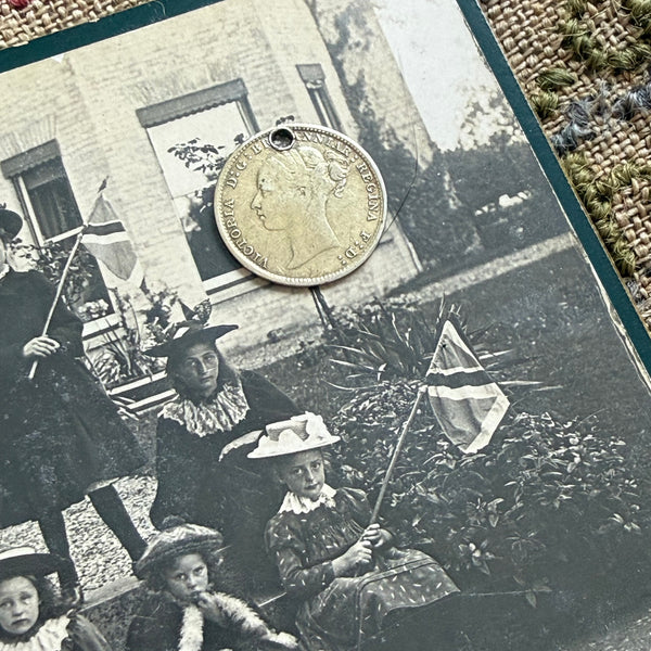Victorian Bessie Love Token Charm