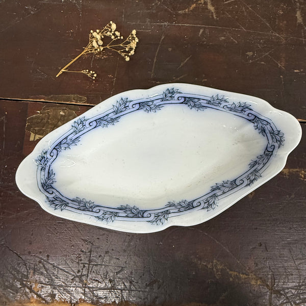 Vintage Blue Transfer Dish