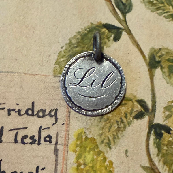 Victorian Lil Love Token Charm