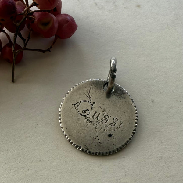 Victorian Bicycle & Guss Love Token Charm