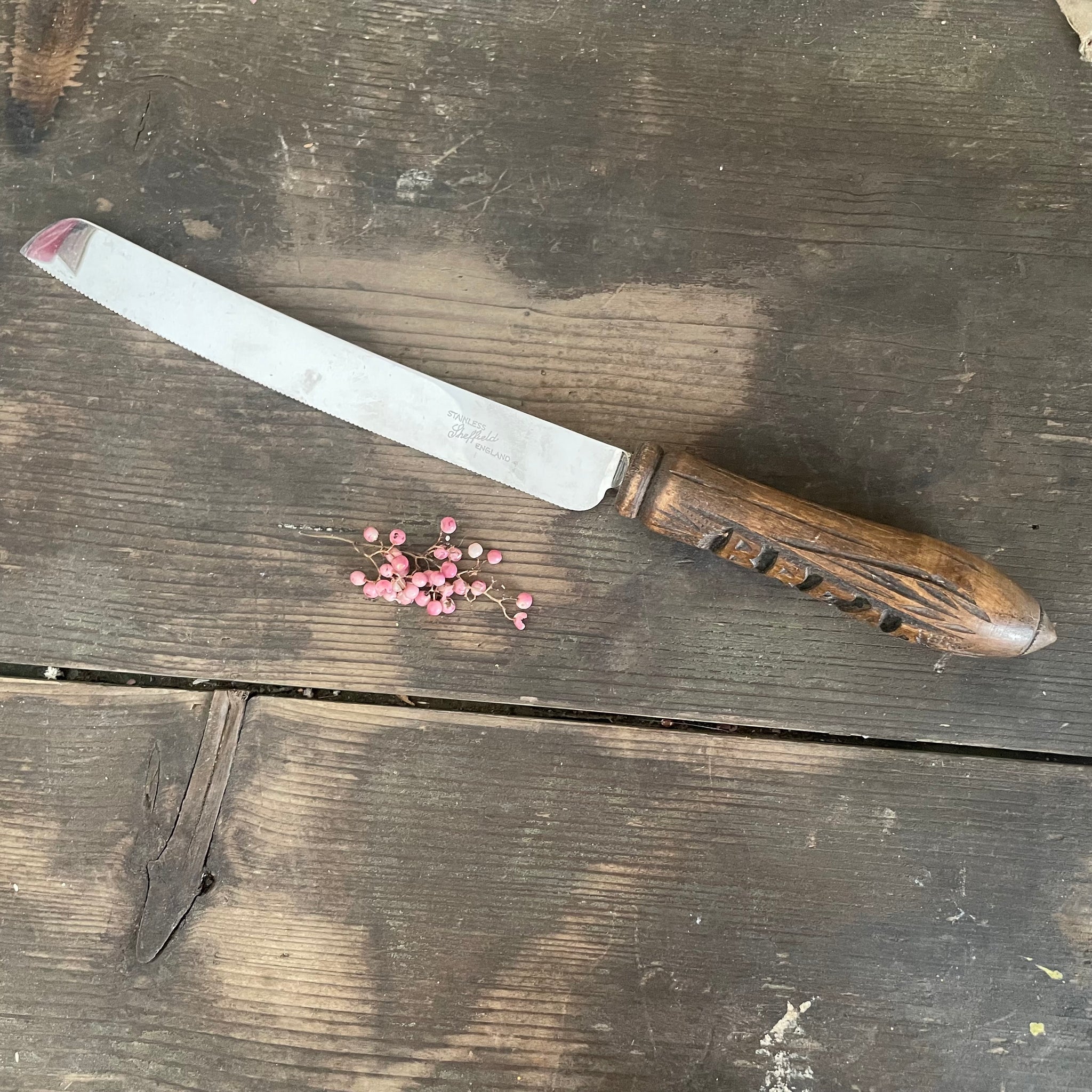 Antique Carved Handle Knives